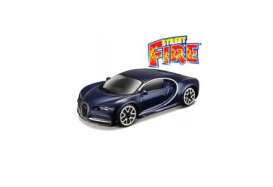 Bugatti  - Chiron dark blue - 1:43 - Bburago - 30348db - bura30348db | The Diecast Company