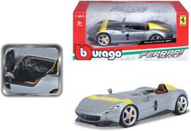 Ferrari  - SP1 grey/yellow - 1:24 - Bburago - 26027 - bura26027gy | The Diecast Company