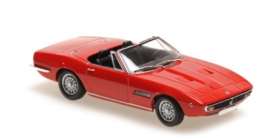 Maserati  - Ghibli Spyder 1969 red - 1:43 - Maxichamps - 940123330 - mc940123330 | The Diecast Company