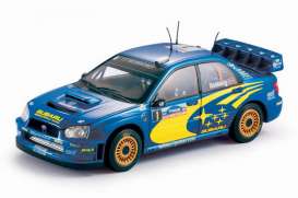 Subaru  - ImprezaWRC 2004 blue/yellow - 1:18 - SunStar - 4368 - sun4368 | The Diecast Company