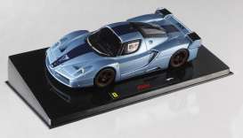 Ferrari  - 2006 turquoise w/blue stripe - 1:43 - Hotwheels Elite - mvN5611 - hwmvN5611 | The Diecast Company