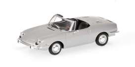 Fiat  - 1968 silver - 1:43 - Minichamps - 400121234 - mc400121234 | The Diecast Company