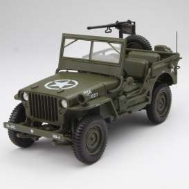 Jeep  - 1942 green - 1:18 - Norev - 189011 - nor189011 | The Diecast Company