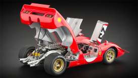 Ferrari  - 1969 red - 1:18 - CMC - 095 - cmc095 | The Diecast Company