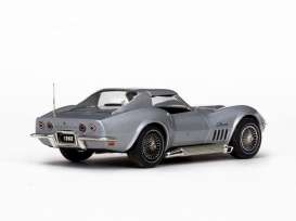 Chevrolet  - Corvette Stingray 427 coupe 1968 silver - 1:43 - Vitesse SunStar - 36246 - vss36246 | The Diecast Company