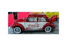 Volkswagen  - red/white - 1:72 - Motor City Classics - mocity1-72beetle | The Diecast Company