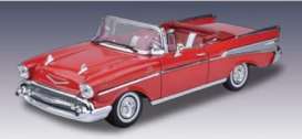 Chevrolet  - 1957 red - 1:18 - Motor Max - 73175r - mmax73175r | The Diecast Company