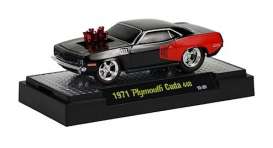 Plymouth  - 1971 black/red - 1:64 - M2 Machines - 81161-11D-2 - M2-81161-11D-2 | The Diecast Company
