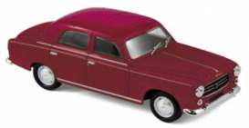 Peugeot  - 1961 dark red - 1:43 - Norev - 474331 - nor474331 | The Diecast Company