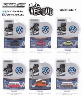 Assortment/ Mix Volkswagen - various - 1:64 - GreenLight - 29790 - gl29790 | The Diecast Company