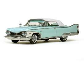 Plymouth  - 1960 white/aqua mist - 1:18 - SunStar - 5411 - sun5411 | The Diecast Company