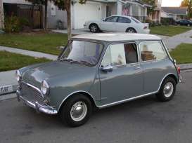 Mini  - 1963 tweed grey - 1:12 - SunStar - 5305 - sun5305 | The Diecast Company