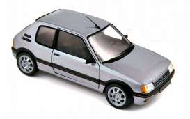 Peugeot  - 1988 grey metallic - 1:18 - Norev - 184852 - nor184852 | The Diecast Company