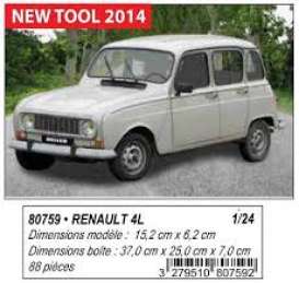 Renault  - 4L  - 1:24 - Heller - 80759 - hel80759 | The Diecast Company