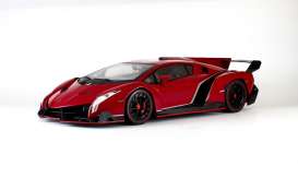 Lamborghini  - 2014 metallic red - 1:18 - Kyosho - 9501rm - kyo9501rm | The Diecast Company