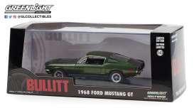 Ford  - Mustang *Bullitt* 1968 green - 1:43 - GreenLight - 86431 - gl86431 | The Diecast Company