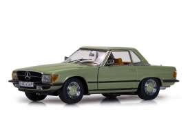 Mercedes Benz  - 1977 silvergreen - 1:18 - SunStar - 4569 - sun4569 | The Diecast Company