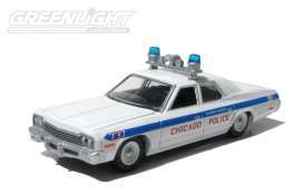 Dodge  - 1975 white/blue - 1:64 - GreenLight - 44710D - gl44710D | The Diecast Company