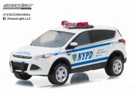 Ford  - 2014 white/blue - 1:64 - GreenLight - 96160F - gl96160F | The Diecast Company