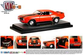 Chevrolet  - 1969 orange/black - 1:24 - M2 Machines - 40300-48D - M2-40300-48D | The Diecast Company