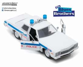 Dodge  - 1975 white/blue - 1:24 - GreenLight - 84012 - gl84012 | The Diecast Company