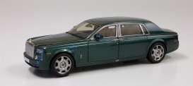 Rolls Royce  - Phantom Extended Wheelbase I green - 1:18 - Kyosho - 8841bg - kyo8841bg | The Diecast Company