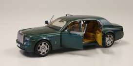 Rolls Royce  - Phantom Extended Wheelbase I green - 1:18 - Kyosho - 8841bg - kyo8841bg | The Diecast Company