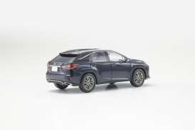 Lexus  - RX 200t F SPORT 2016 deep blue mica - 1:43 - Kyosho - 3664db - kyo3664db | The Diecast Company