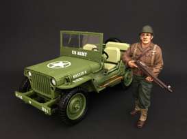Figures diorama - army green/brown - 1:18 - American Diorama - 77411 - AD77411 | The Diecast Company