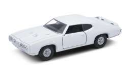 Pontiac  - 1969 white - 1:34 - Welly - 43714cw - welly43714cw | The Diecast Company