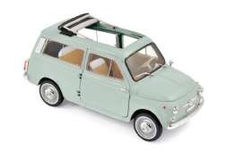 Fiat  - 1962 light green - 1:18 - Norev - 187723 - nor187723 | The Diecast Company