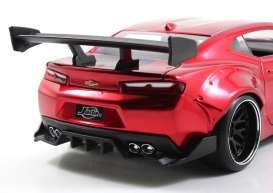Chevrolet  - 2016 glossy red with black stripe - 1:24 - Jada Toys - 98136r - jada98136r | The Diecast Company