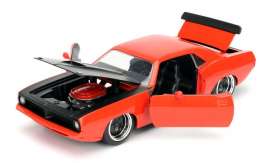 Plymouth  - 1973 orange - 1:24 - Jada Toys - 98235o - jada98235o | The Diecast Company