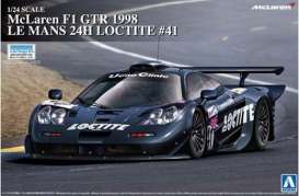 McLaren  - F1 GTR Le Mans #41 1998  - 1:24 - Aoshima - 107457 - abk107457 | The Diecast Company