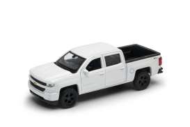 Chevrolet  - Silverado 2017 white - 1:34 - Welly - 43750w - welly43750w | The Diecast Company