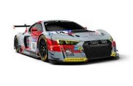 Audi  - R8 LMS 2018 grey/red/black - 1:43 - Minichamps - 410181714 - mc410181714 | The Diecast Company