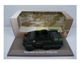 Military Vehicles  - Ford M20 1940 green/black - 1:43 - Magazine Models - MILBL06 - magMILBL06 | The Diecast Company