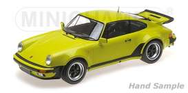 Porsche  - 911 Turbo 1977 light green - 1:12 - Minichamps - 125066119 - mc125066119 | The Diecast Company