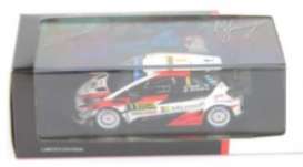 Toyota  - Yaris 2018 white/red/black - 1:43 - Spark - TOY13143G - spaTOY13143G | The Diecast Company
