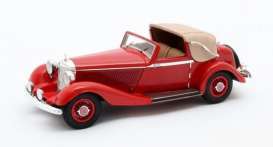 Mercedes Benz  - 500K 1935 red - 1:43 - Matrix - 11302-151 - MX11302-151 | The Diecast Company