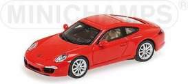 Porsche  - 911 2011 red - 1:87 - Minichamps - 870068020 - mc870068020 | The Diecast Company
