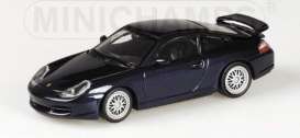 Porsche  - 911 1999 blue - 1:87 - Minichamps - 870068420 - mc870068420 | The Diecast Company