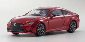 Lexus  - RC350h red - 1:43 - Kyosho - 0369RR - kyo3697r | The Diecast Company