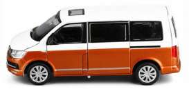 Volkswagen  - T6.1 2020 white/orange - 1:43 - Bburago - 30434G - bura30434 | The Diecast Company