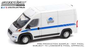 Ram  - ProMaster 2018 white/blue - 1:43 - GreenLight - 86195 - gl86195 | The Diecast Company