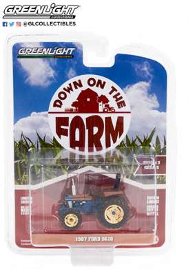 Tractor  - 1987 blue - 1:64 - GreenLight - 48050D - gl48050D | The Diecast Company