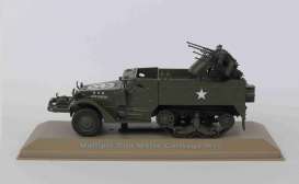 Military Vehicles  - Multiple Gun Motor army green - 1:43 - Magazine Models - MILM16 - magMILM16 | The Diecast Company