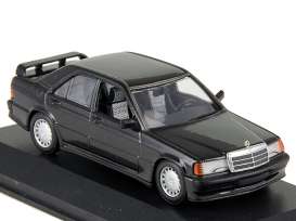 Mercedes Benz  - 190  E 2,3-16 1984 black metallic - 1:43 - Maxichamps - 940035601 - mc940035601 | The Diecast Company