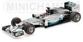 Mercedes Benz Petronas - W05 2014 silver/green - 1:18 - Minichamps - 186140044 - mc186140044 | The Diecast Company