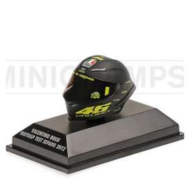 Helmet  - 2012 black/yellow - 1:10 - Minichamps - 315120076 - mc315120076 | The Diecast Company